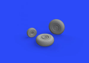 Eduard 672206 B-25 wheels HASEGAWA 1/72 – immagine 2