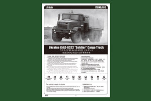 Hobby Boss 85512 Ukraine KrAZ-6322 “Soldier” Cargo Truck 1/35 – imagen 4