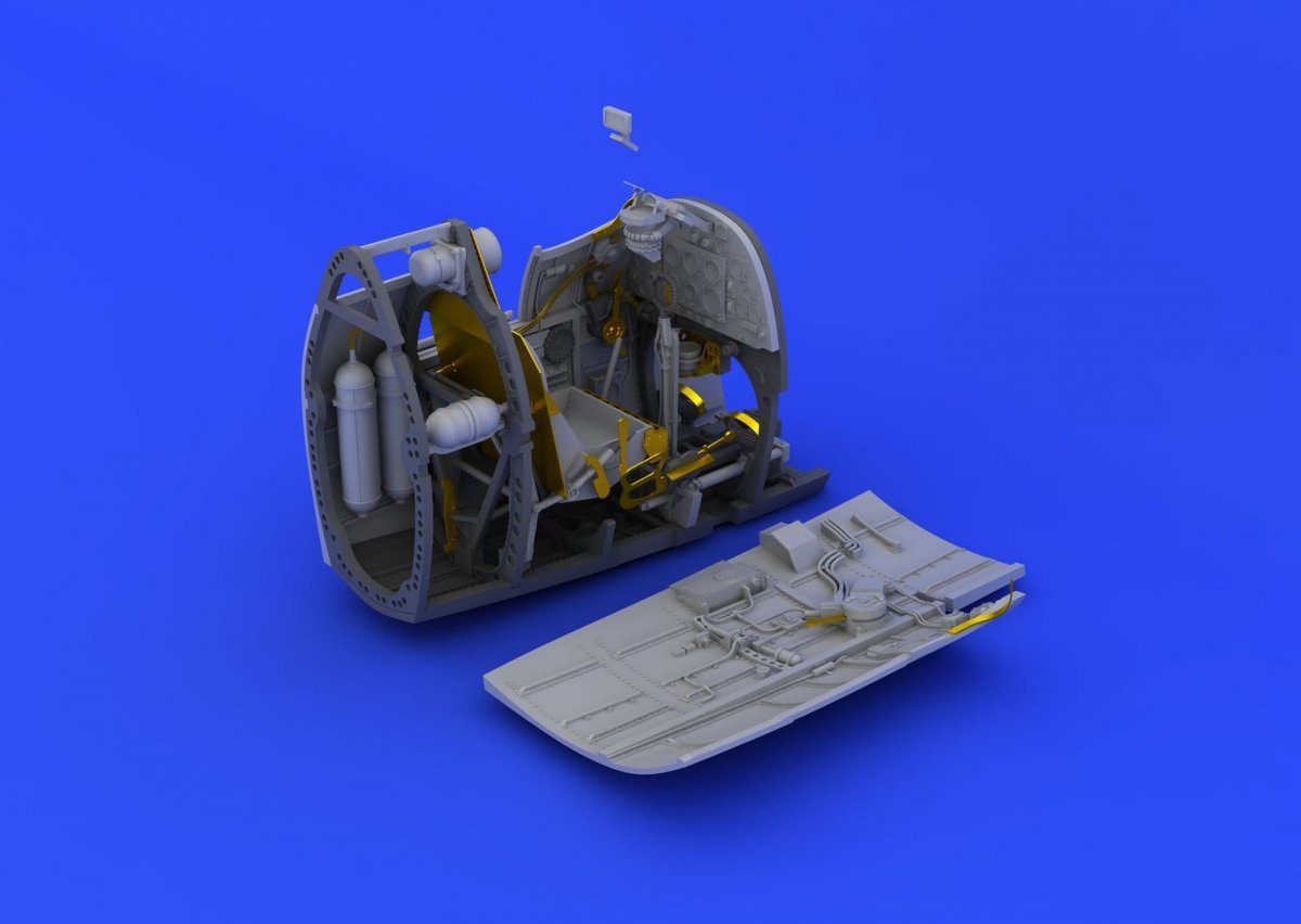 Cockpit Eduard 632064 Spitfire Mk. II au 1/32 REVELL – image 2