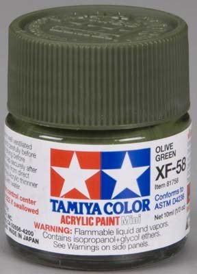 Tamiya XF58 Olive Green (81758) Acrylic paint 10ml – Bild 2