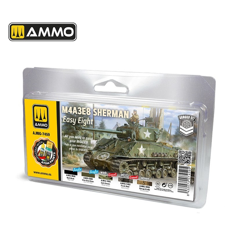Ammo by Mig 7459 M4A3E8 Sherman Easy Eight Set