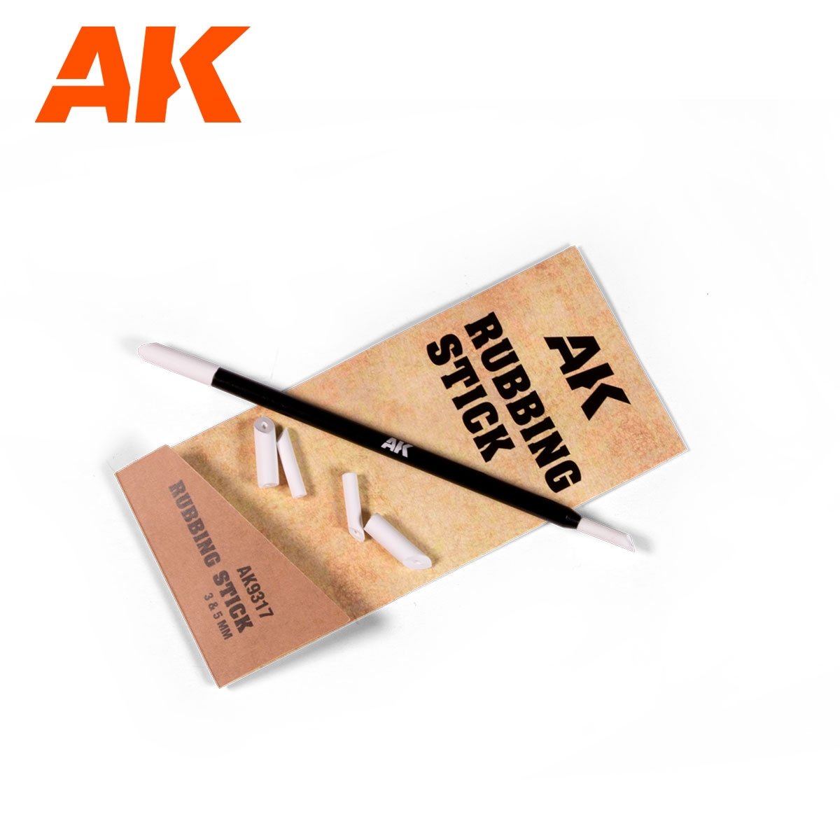AK Interactive AK9317 RUBBING STICK 3-5MM – image 2