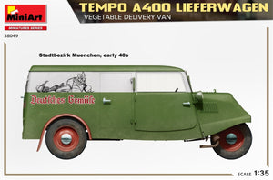 MiniArt 38049 TEMPO A400 LIEFERWAGEN. VEGETABLE DELIVERY VAN 1/35 – Bild 4