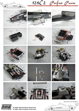 KA Models FE-20003 126C2 SAN MARINO PERFECT PARTS for Fujimi 1/20 – imagen 7