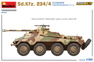 MiniArt 35427 Sd.Kfz. 234/4 SCHWERER PANZERSPÄHWAGEN 7,5 cm. KIT INTÉRIEUR 1/35 – image 7