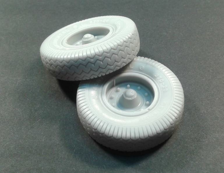 Panzer Art RE35-504 Sd.Kfz 9 front road wheels (Continental No 1) 1/35 – imagen 2