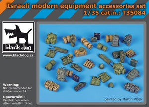 Black Dog T35084 Israeli modern equipment accessories set 1/35
