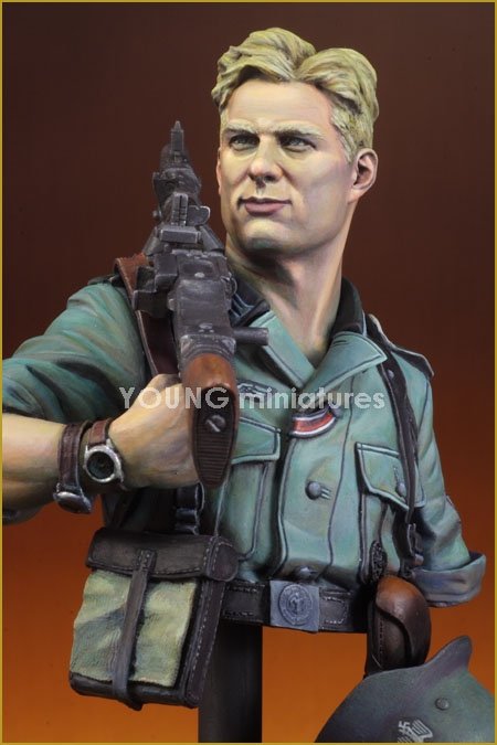 Young Miniatures YM1829 GERMANMG34 GUNNER 1941 1/10 – immagine 10