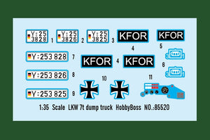 Hobby Boss 85520 LKW 7t dump truck 1/35 – imagen 4