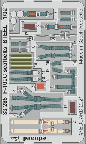 Eduard BIG33136 F-100C PARTIE I TROMPETTE 1/32 – image 4