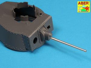 Aber 16L-07 Lufa do niemieckiej armaty czołgowej KwK A 7 do Pz.Kpfw. 38(t) / German 3,7 cm KwK A 7 L/42 tank gun barrel for Pz.Kpfw. 38(t) 1/16 – imagen 3
