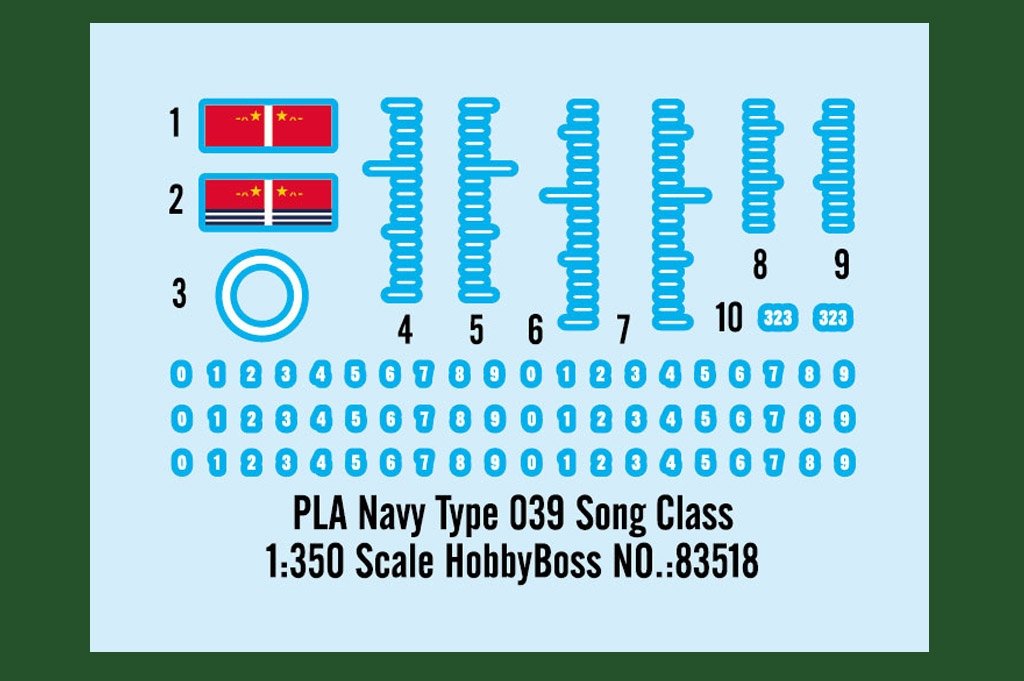 Hobby Boss 83518 PLA Navy Type 039 Song Class 1/350 – image 3