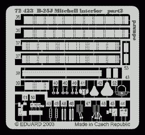 Eduard BIG7201 B-25J 1/72 HASEGAWA – immagine 6