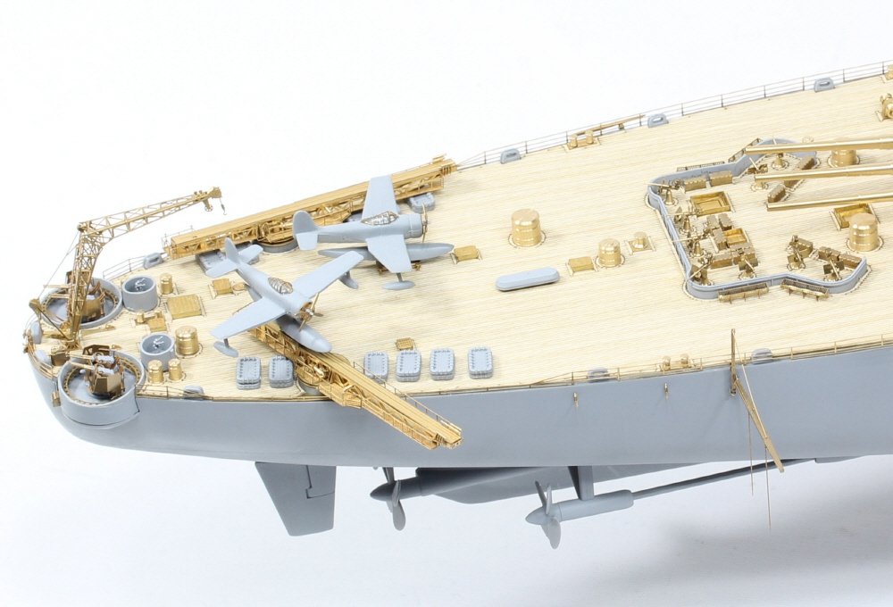 Pontos 37026FB USS BB-63 Missouri 1945 Advanced Detail Up Set (Deck Blue 20B stained wooden deck) 1/350 – Bild 5