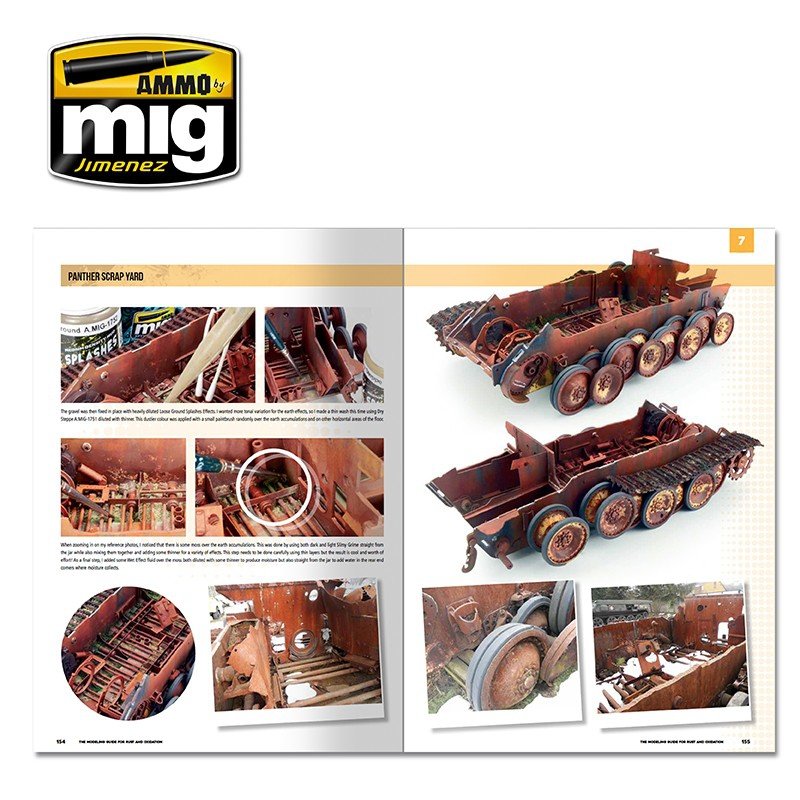 AMMO of Mig Jimenez 6098 THE MODELING GUIDE FOR RUST AND OXIDATION (English) – imagen 5