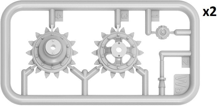 MiniArt 37060 T-62 WHEELS SET 1/35 – Bild 2