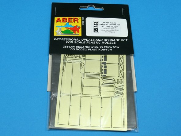 Aber 35A043 Garde-boue pour Sturmtiger (1/35) – image 3