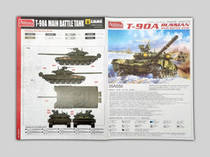 Maquette Amusing Hobby 35A050 du char de combat principal russe T-90A, intérieur complet, échelle 1/35 – image 3