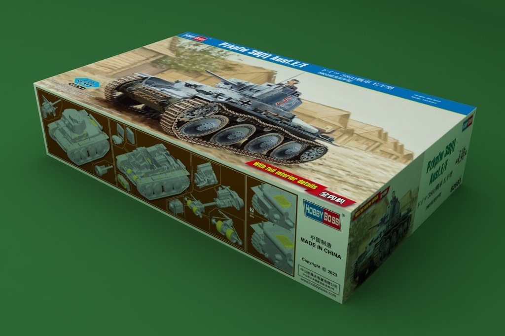 Hobby Boss 82603 38(t) tank E/F type 1/16 – zdjęcie 2