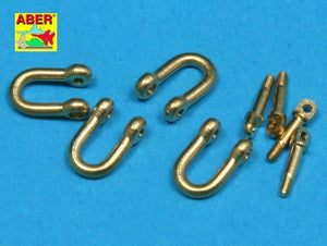Aber R-13 Late model Shackle for Pz.Kpfw.VI Tiger Ausf.B x4pcs 1/35