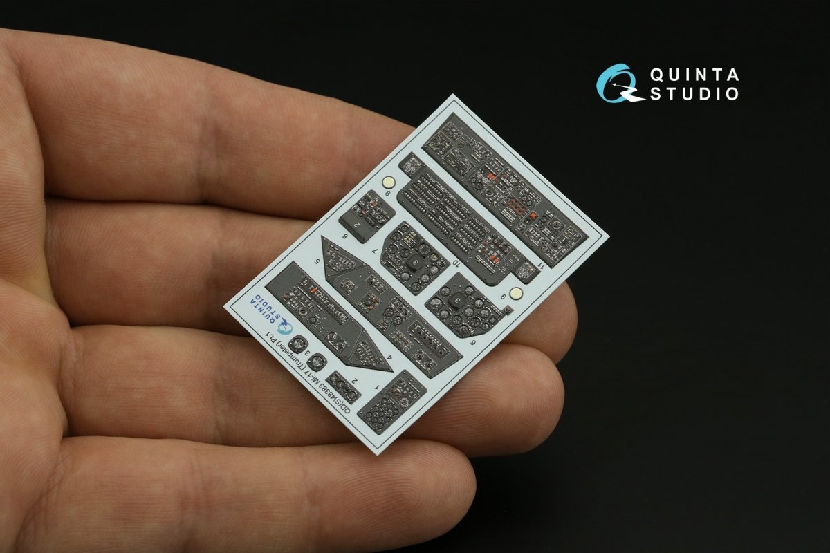 Quinta Studio QD48383 Mi-17 3D-Printed &amp;amp; coloured Interior on decal paper (Trumpeter) 1/48 – zdjęcie 6
