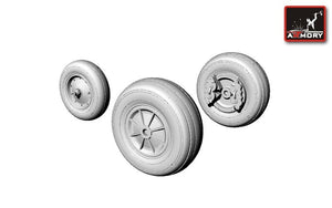 Armory Models AW48301 T-28 Trojan wheels 1/48 – immagine 3