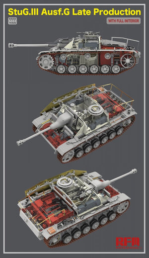 Rye Field Model 5088 StuG.III Ausf.G Late Production with full interior 1/35 – imagen 5