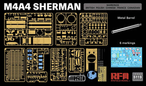 Rye Field Model 5119 M4A4 Sherman 1/35 – Bild 4