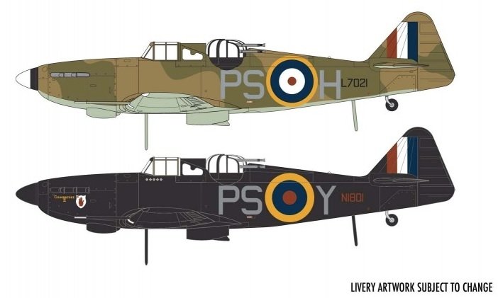 Airfix 05128A Boulton Paul Defiant Mk.1 1/48 – immagine 3