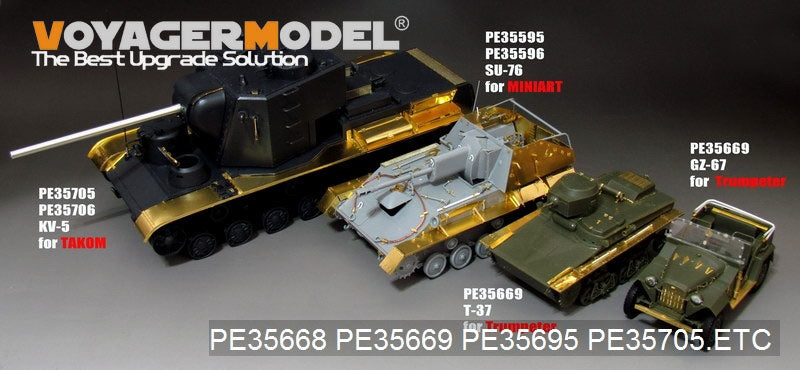 Voyager Model PE35705 Russian KV-5 (Object 225) Heavy Tank Basic For TAKOM 2006 1/35 – imagen 10