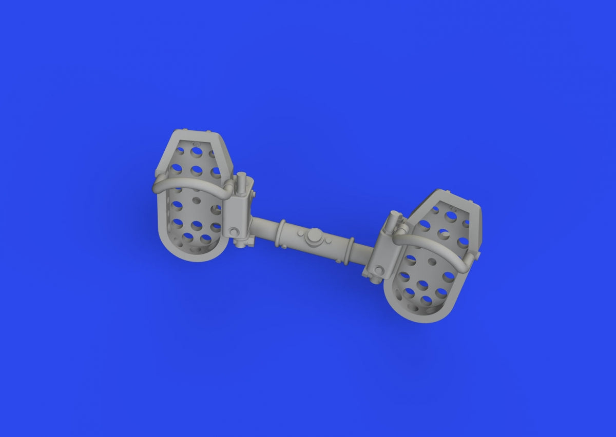 Eduard 672320 Bf 109E rudder pedals late PRINT 1/72 – imagen 3