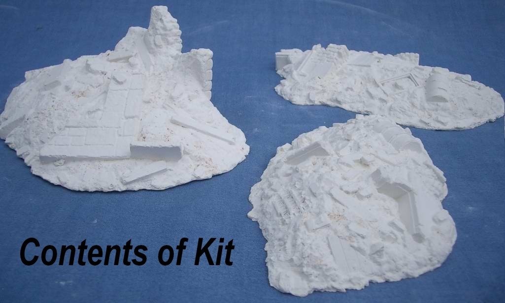 RT-Diorama 35127 Ensemble de gravats et débris (3 pièces) 1/35 – image 2