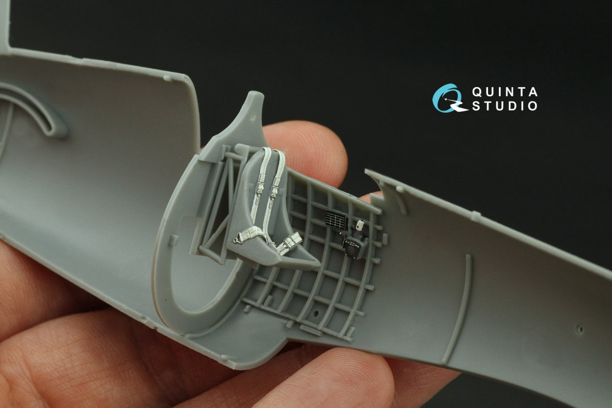 Intérieur coloré imprimé en 3D sur papier décalcomanie pour F4U-2 Corsair (Hobby Boss) Quinta Studio QD48476, échelle 1/48 – image 5