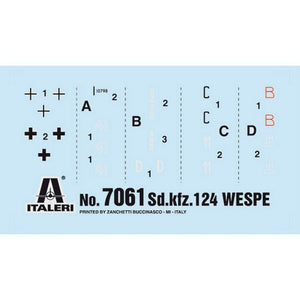 Italeri 7061 Sd.Kfz. 124 “Wespe” 1/72 – immagine 2