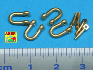 Aber R-13 Late model Shackle for Pz.Kpfw.VI Tiger Ausf.B x4pcs 1/35 – immagine 2