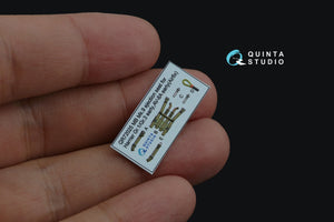 Quinta Studio QD72124 Harrier Gr.1 / Gr.3 early 3D-Printed coloured Interior on decal paper (Airfix) 1/72 – zdjęcie 5