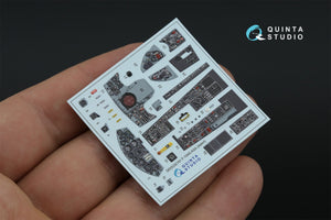 Intérieur coloré imprimé en 3D sur papier décalcomanie (Italeri) pour F-104S-ASA (Quinta Studio QDS-32181) (petite version) 1/32 – image 5