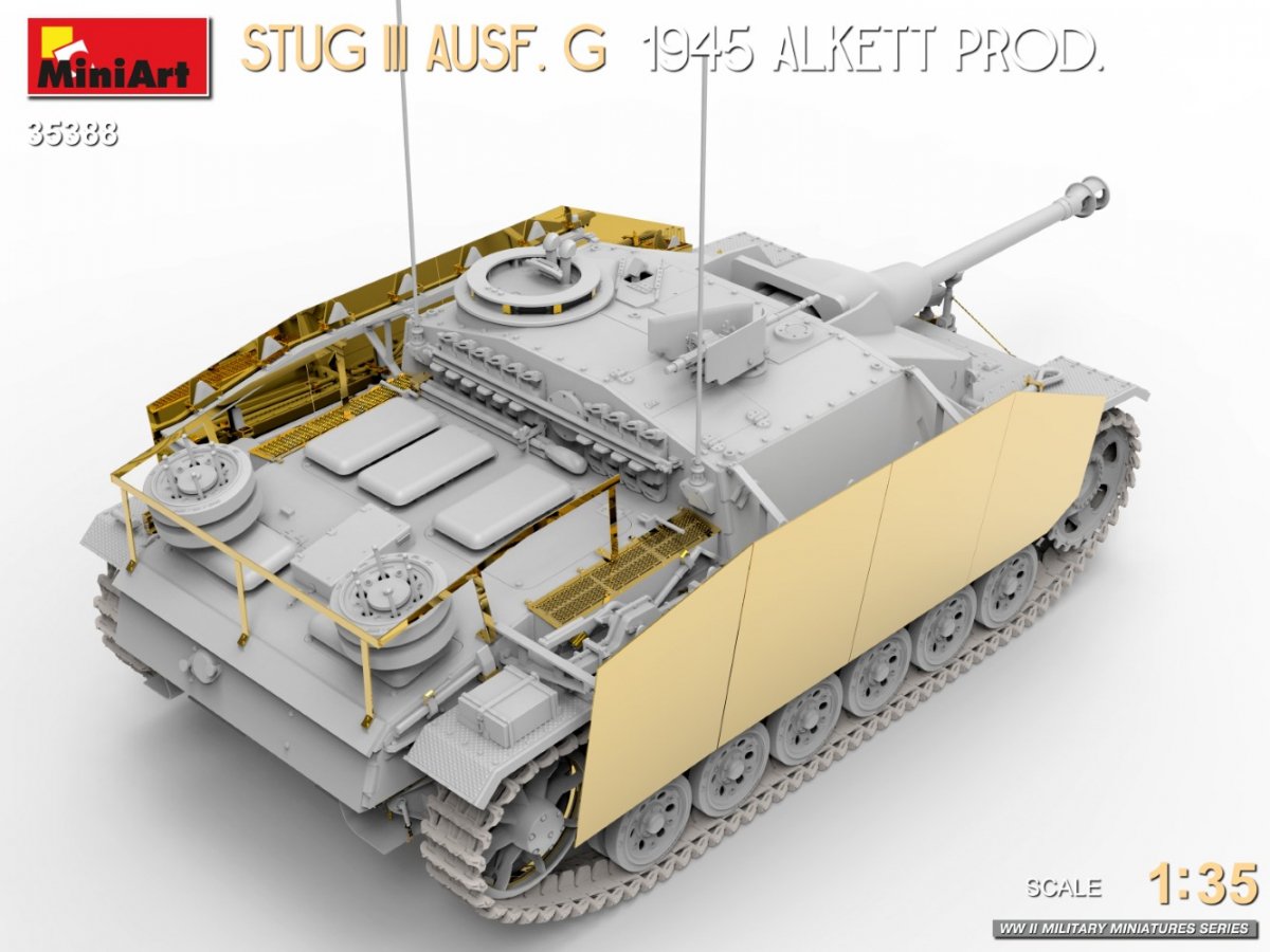 MiniArt 35388 STUG III AUSF. G 1945 ALKETT PROD. 1/35 – imagen 6