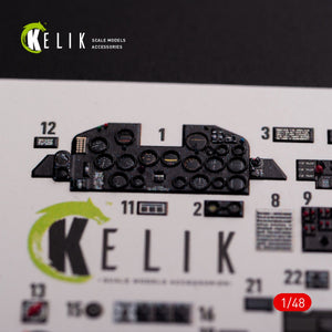 KELIK K48015 P-47D &amp;quot;Razorback&amp;quot; interior 3D decals for Tamiya kit 1/48 – imagen 3