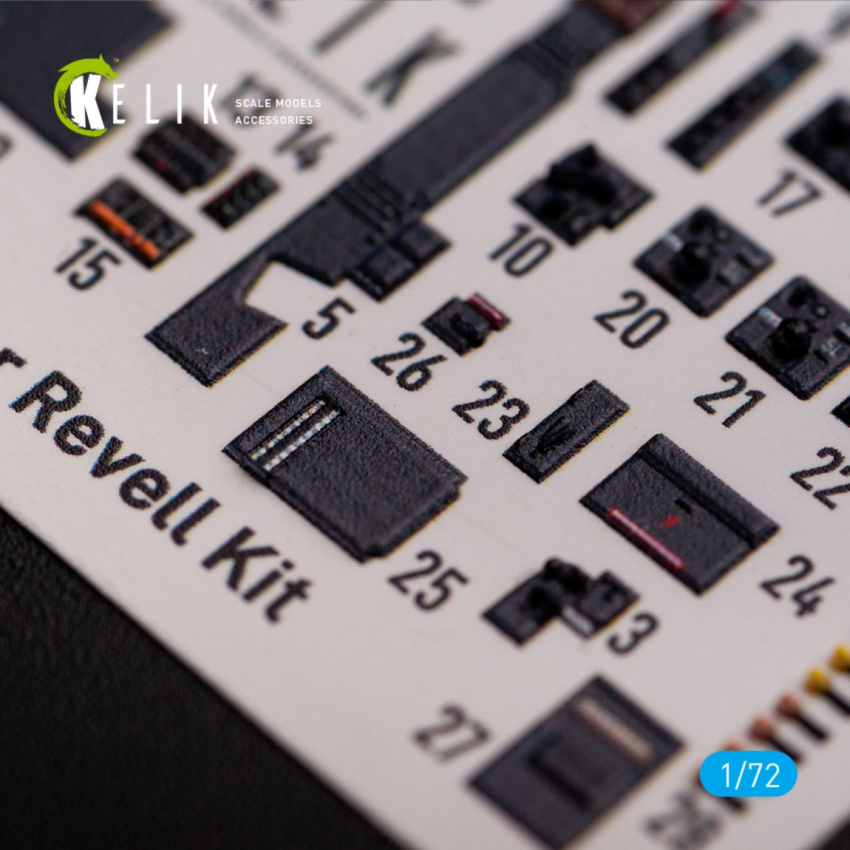 KELIK K72062 Junkers JU 88 A-4 interior 3D decals for Revell kit 1/72 – imagen 6