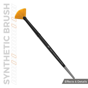 AK Interactive AKB017 AK SYNTHETIC BRUSH – FAN SHAPE – imagen 2