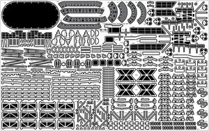 Pontos 27001F1 BISMARCK 1941 Detail Up Set Advanced 1/200 – imagen 5
