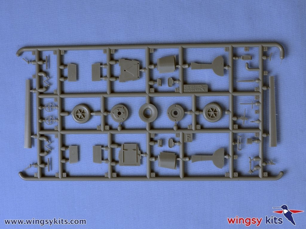 Wingsy Kits D5-07 German WWII Fighter MESSERSCHMITT Bf 109 E-1 1/48 – zdjęcie 8