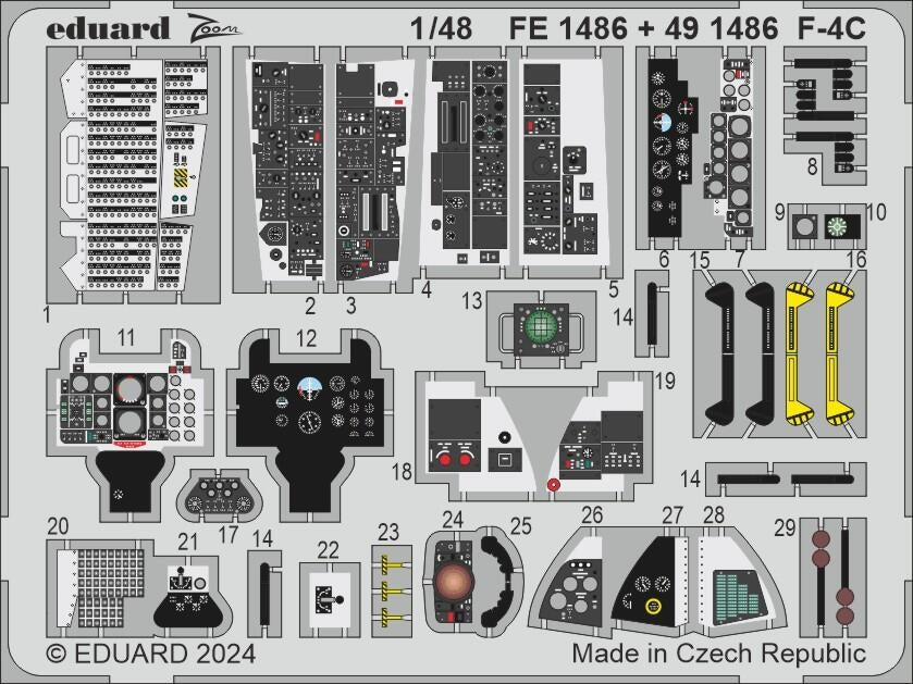 Eduard BIG49437 F-4C HOBBY 2000, ACADEMY 1/48 – Bild 6