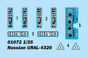 Trumpeter 01072 Russian URAL 4320 1/35 – zdjęcie 13