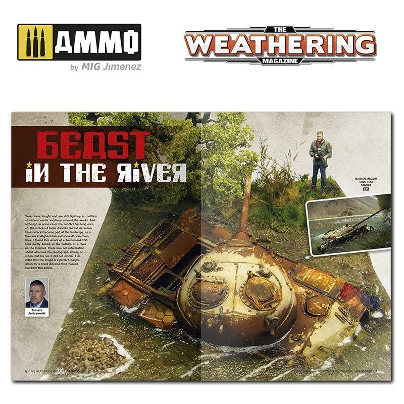AMMO de Mig Jimenez 4529 Le magazine Weathering Numéro 30 : ABANDONNÉ (Anglais) – image 4