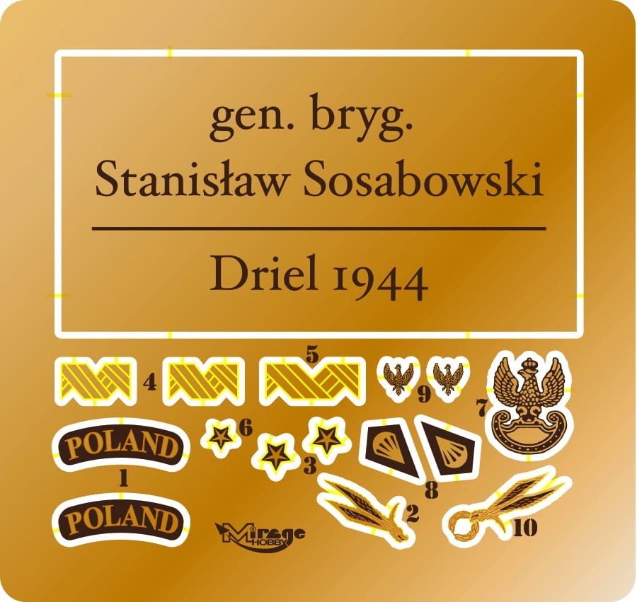 Mirage 120005 Brig. Gen. S. SOSABOWSKI (Driel 1944) 200mm – immagine 3