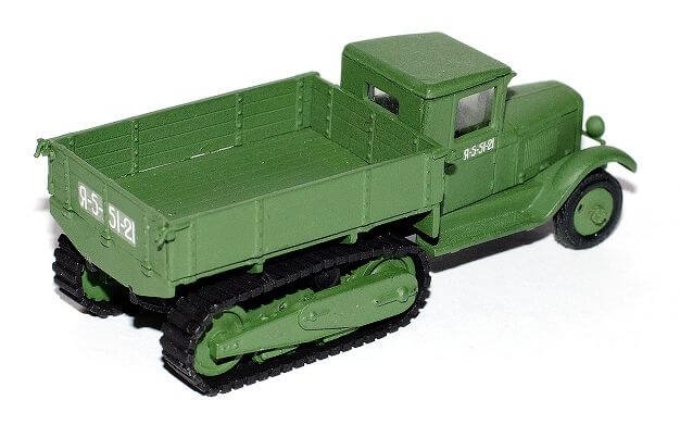 Zebrano 72107 ZIS-22M half-truck 1/72 – imagen 5