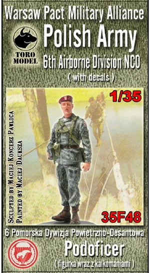 Toro 35F48 Podoficer 6 PDPD - Wojsko Polskie - figurka z kalkomanią 1/35
