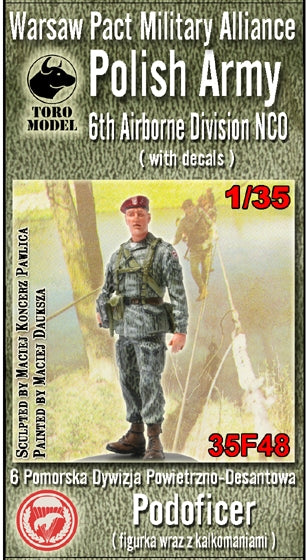 Toro 35F48 Podoficer 6 PDPD - Wojsko Polskie - figurka z kalkomanią 1/35